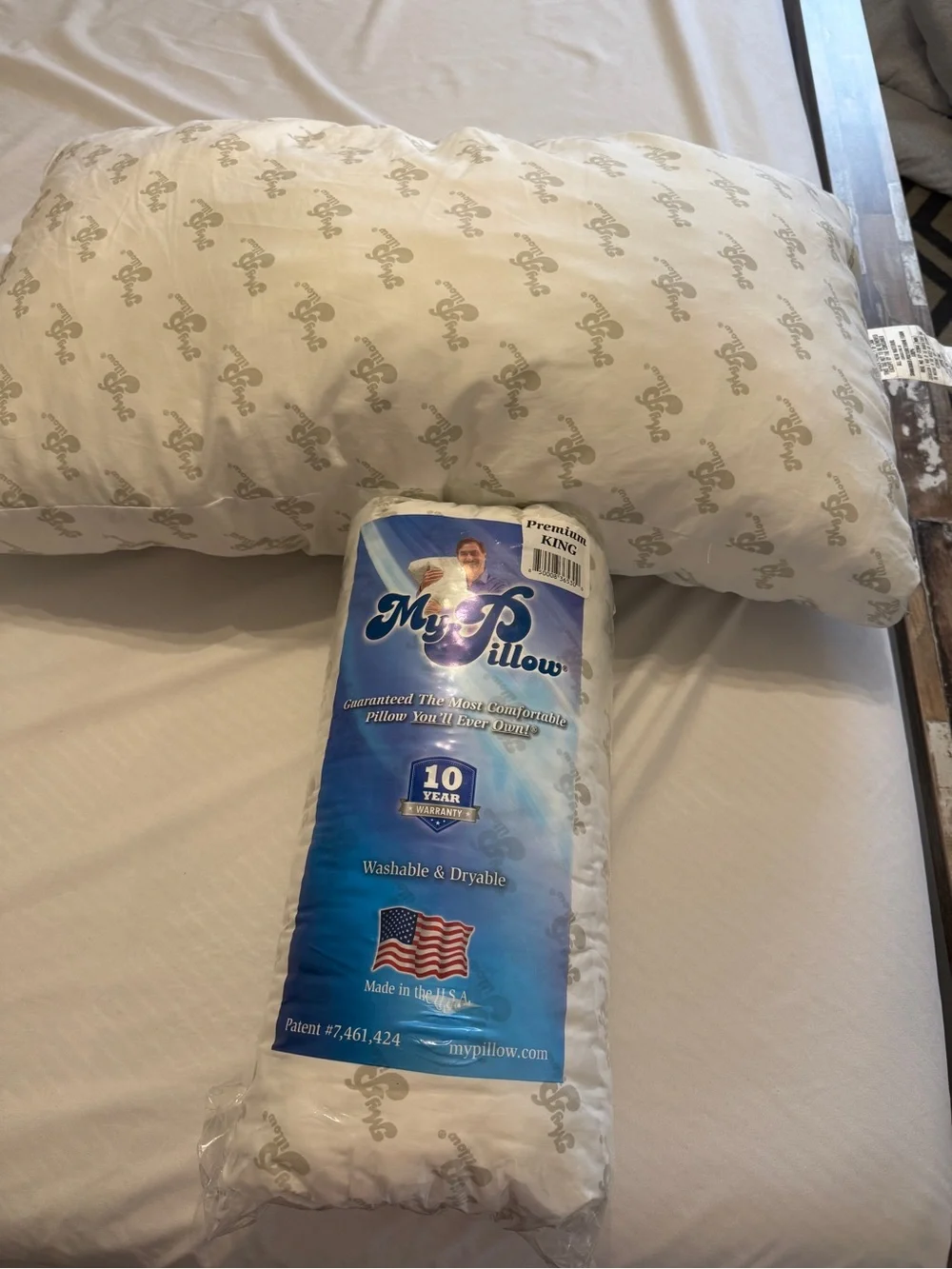White Washable & Dryable Support Pillow
